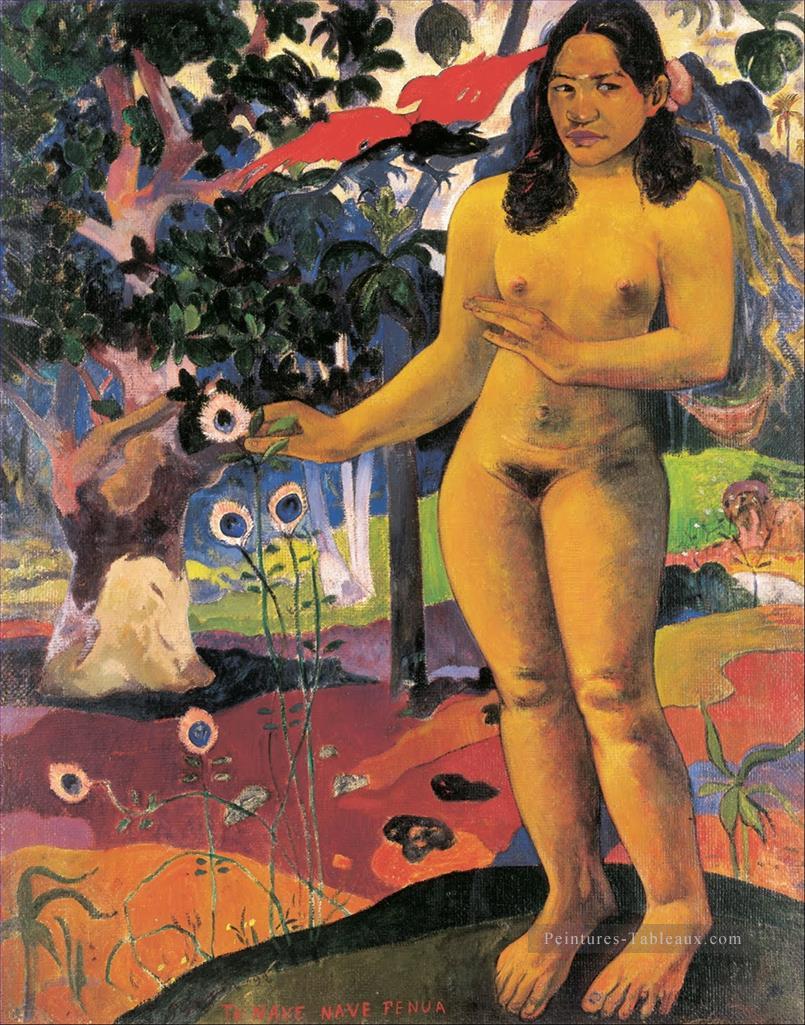 Delightful Land Paul Gauguin nude impressionism Peintures à l'huile